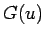 $G(u)$