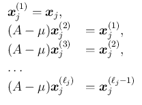 $\displaystyle
\begin{array}{ll}
\mbox{\boldmath$x$}^{(1)}_{j}=\mbox{\boldmath...
...oldmath$x$}^{(\ell_j)}_{j} &= \mbox{\boldmath$x$}^{(\ell_j-1)}_{j}
\end{array}$