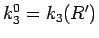 $k_3^0=k_3(R')$