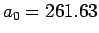 $a_{0}=261.63$