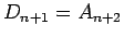 $D_{n+1}=A_{n+2}$