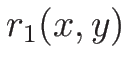 $r_1(x,y)$