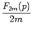 $\displaystyle \frac{F_{2m}(p)}{2m}$