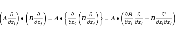 \begin{displaymath}
\left(\mbox{\boldmath$A$}\frac{\partial}{\partial x_i}\righ...
...oldmath$B$}\frac{\partial^2}{\partial x_i\partial x_j}\right)
\end{displaymath}