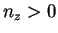 $n_z>0$