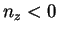 $n_z<0$