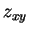 $z_{xy}$