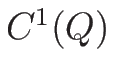 $C^1(Q)$